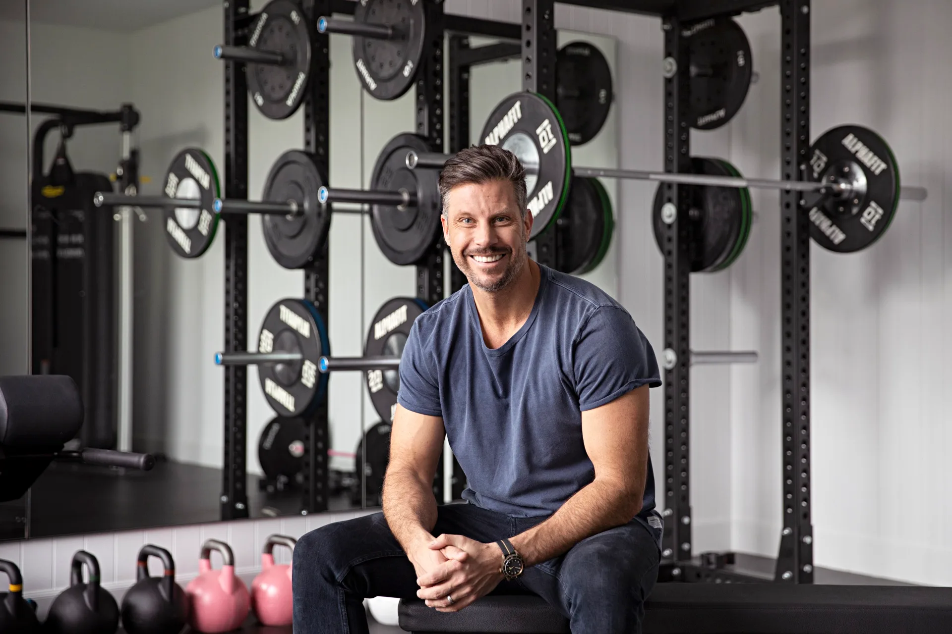 Sam Wood home gym