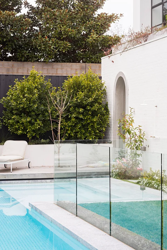 Sam and Snezana Wood home swimming pool