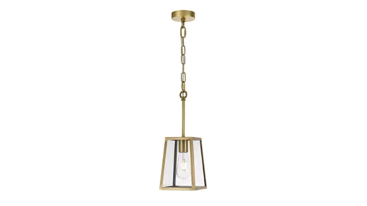 The Blue Space Telbix Cantena Pendant Antique Brass