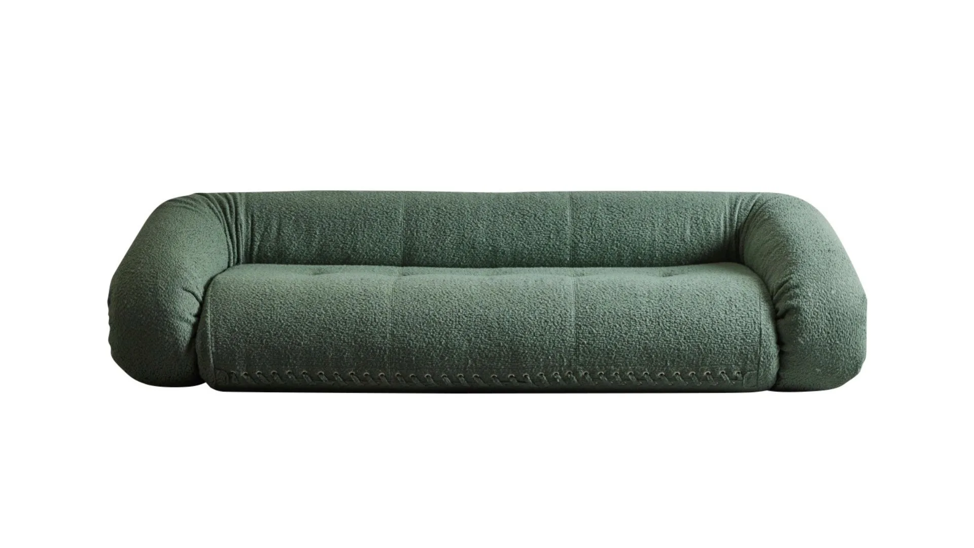 Vintage Alessandro Becchi for Giovannetti Collezioni Anfibio sofa bed in Light Green Coup D'Etat 