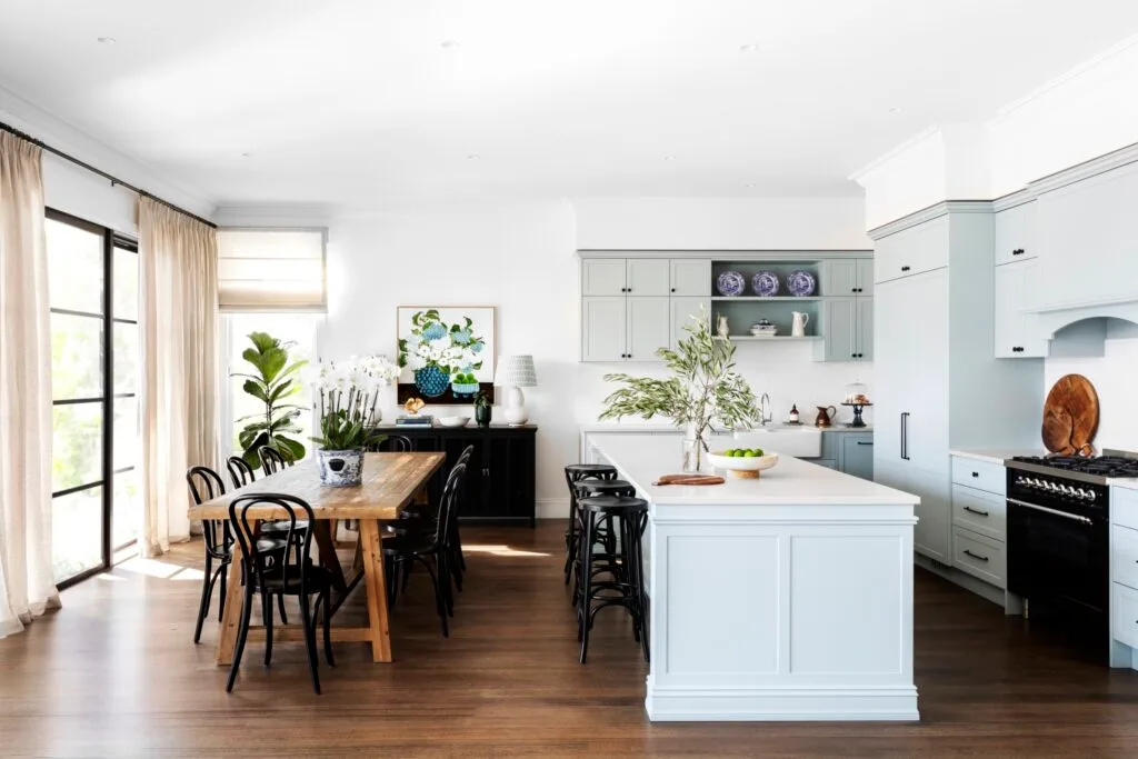 melbourne 1920s bungalow open plan kitchen and dining