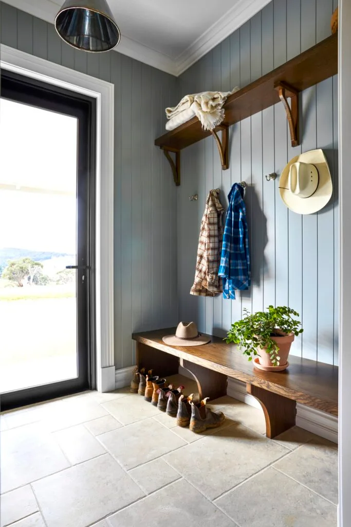 stone homestead central victoria mudroom