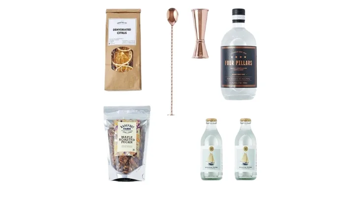 copper cocktail gift set