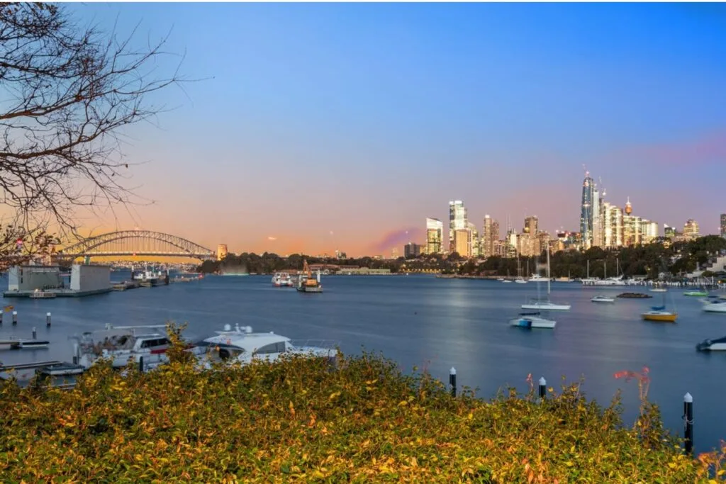 Jane Lu home Birchgrove Sydney Harbour view