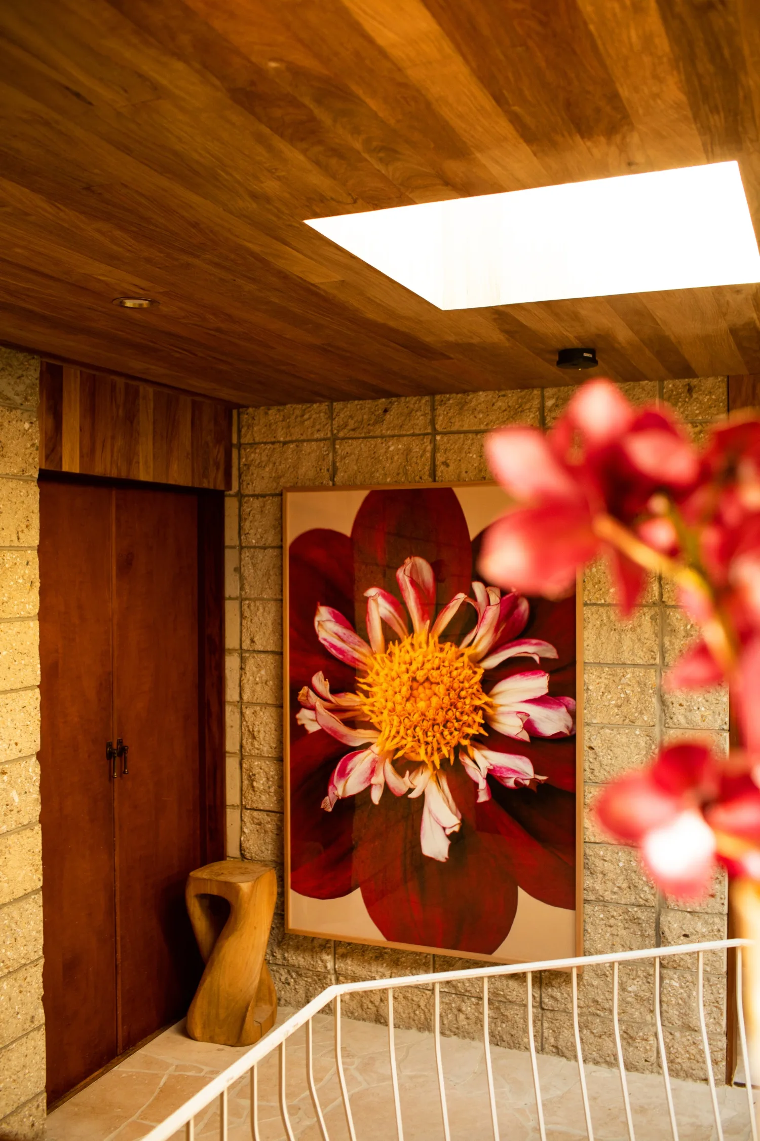 Kara Rosenlund Brisbane Mid Century Home entrance