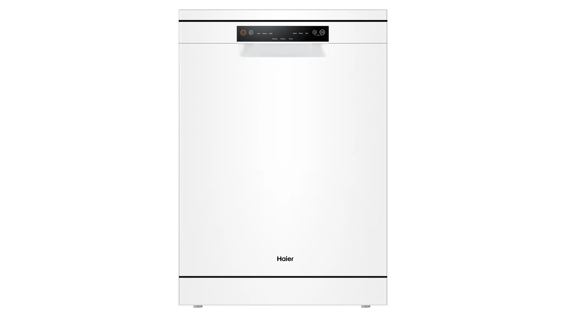 Haier HDW13V1W1 Freestanding dishwasher.