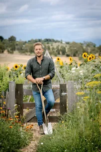 Portrait of garden designer Ashley James.