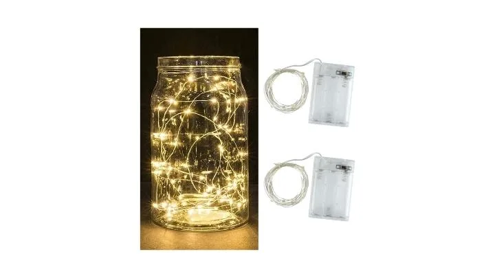 Warm white battery operated fairy lights