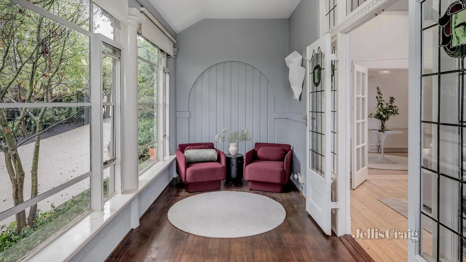 Sun room and sitting area at the home of former AFL captain Jonathan Brown