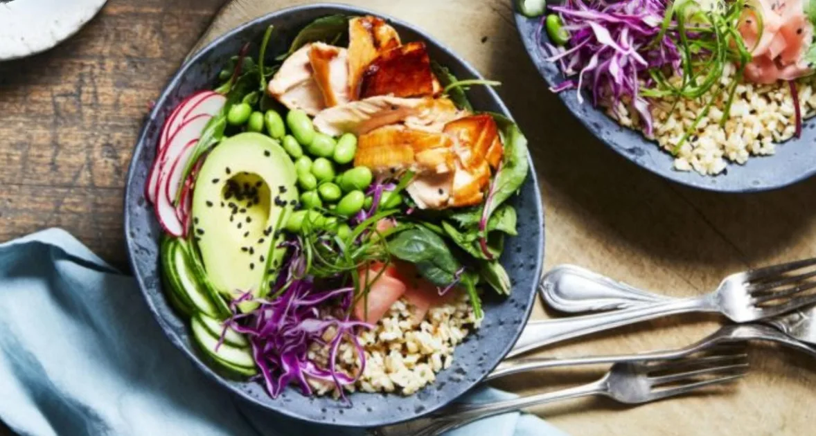 Teriyaki Salmon Buddha Bowl Recipe | Home Beautiful