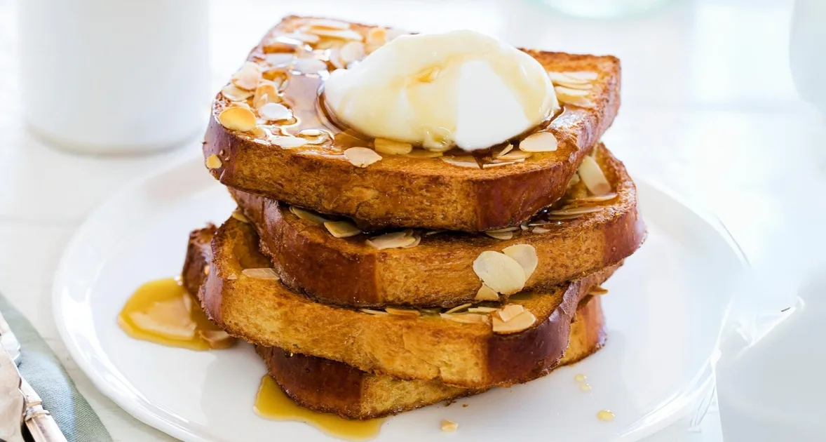 French Toast with Coconut and Almonds Recipe | Home Beautiful