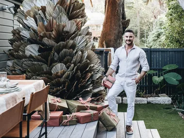 How Darren Palmer decorates his Jervis Bay pad for Christmas