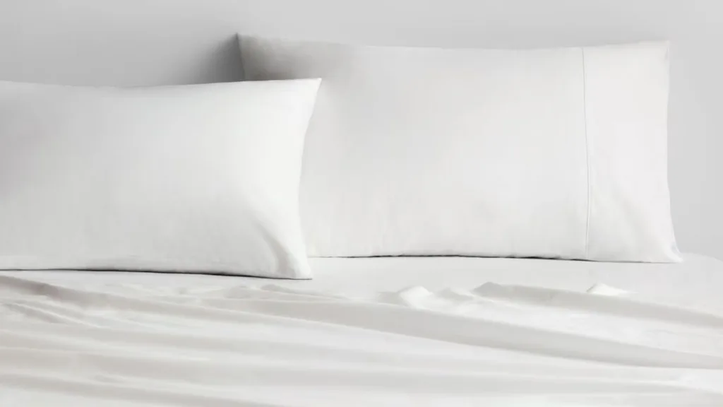 Sheridan 500tc Sateen Fitted Sheet Set in Snow.