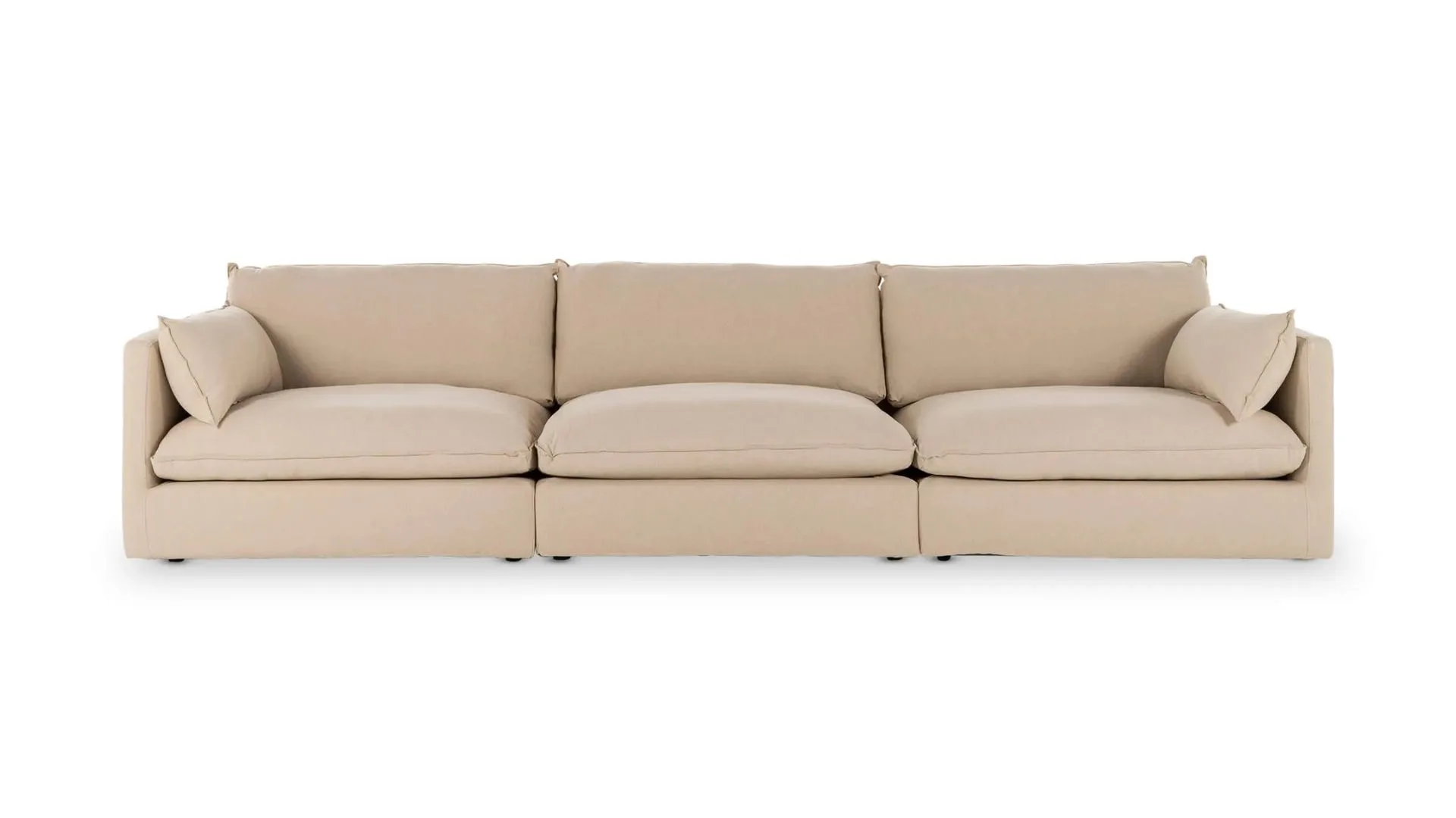Loft 5-seat sofa in Florence Natural from Lounge Lovers.