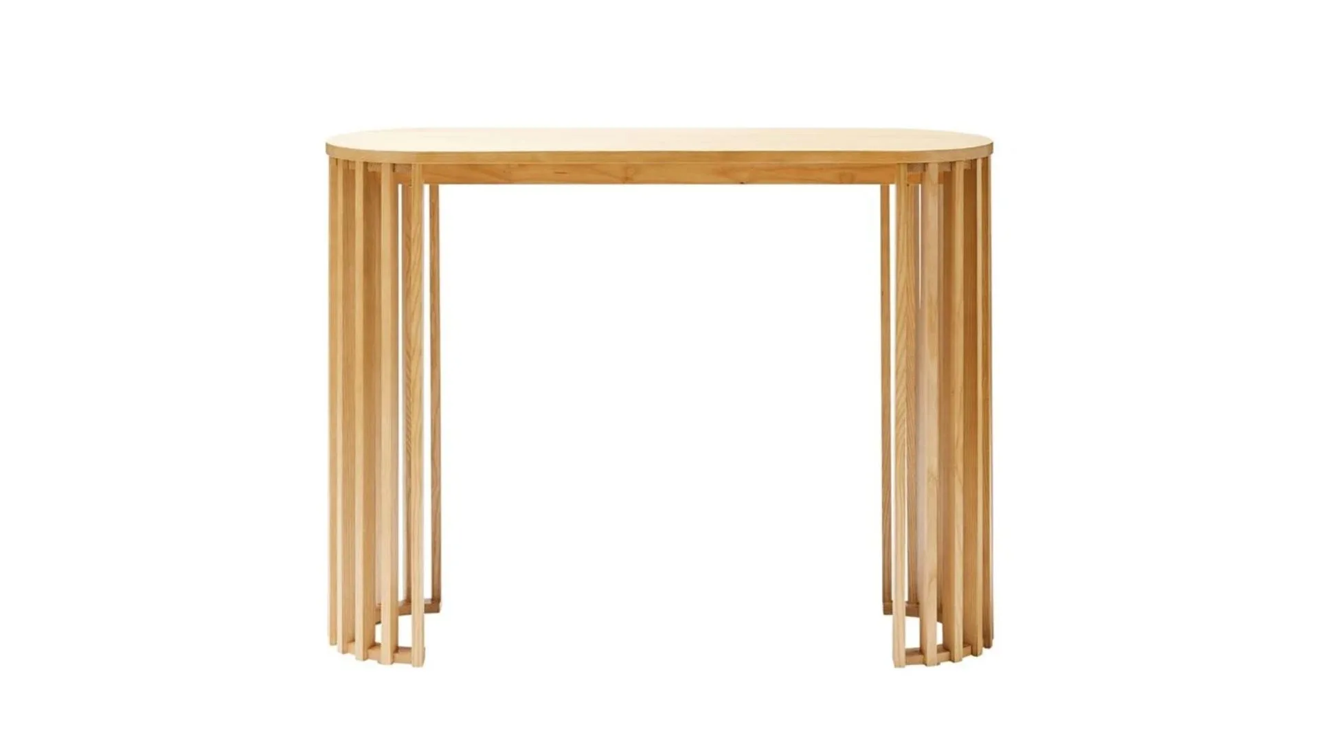 Mark Tuckey slat oak console.