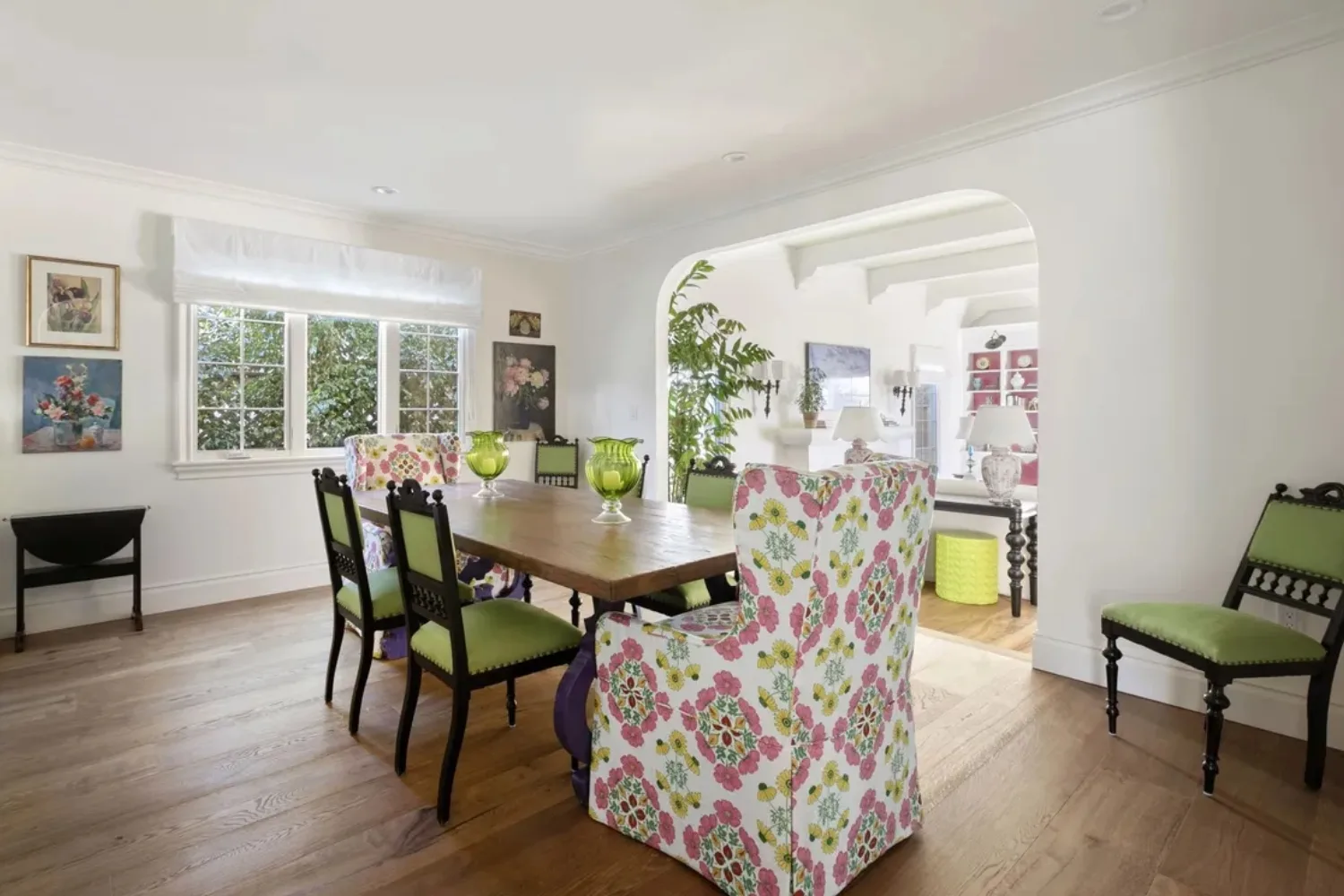 Emma Stone LA home dining