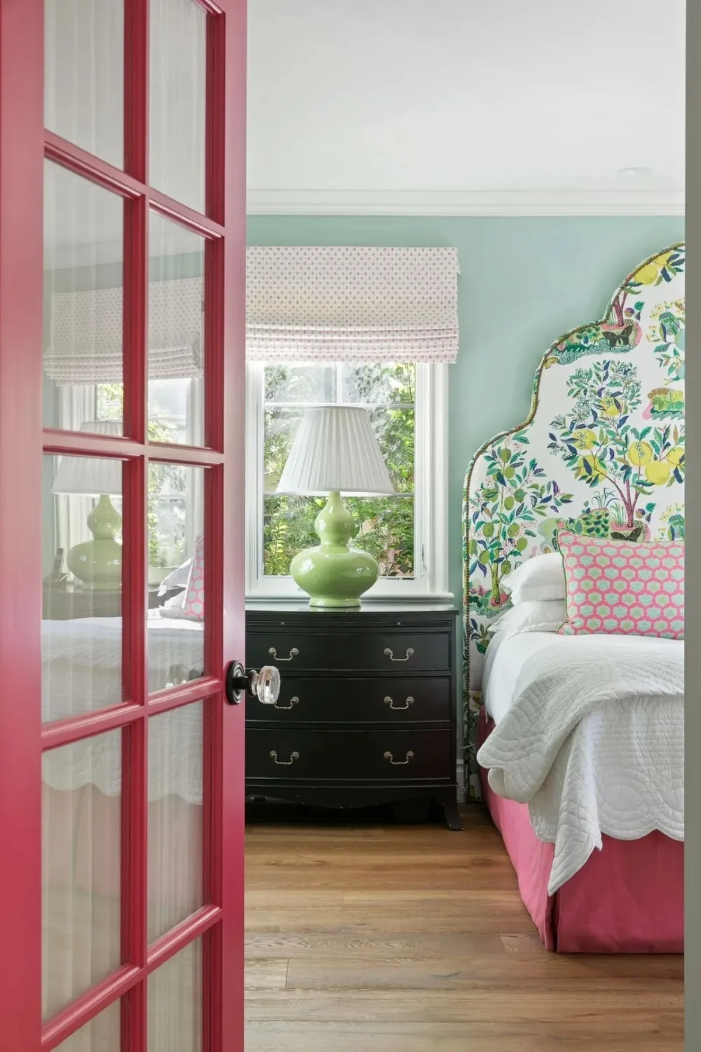 Emma Stone LA home bedroom entry