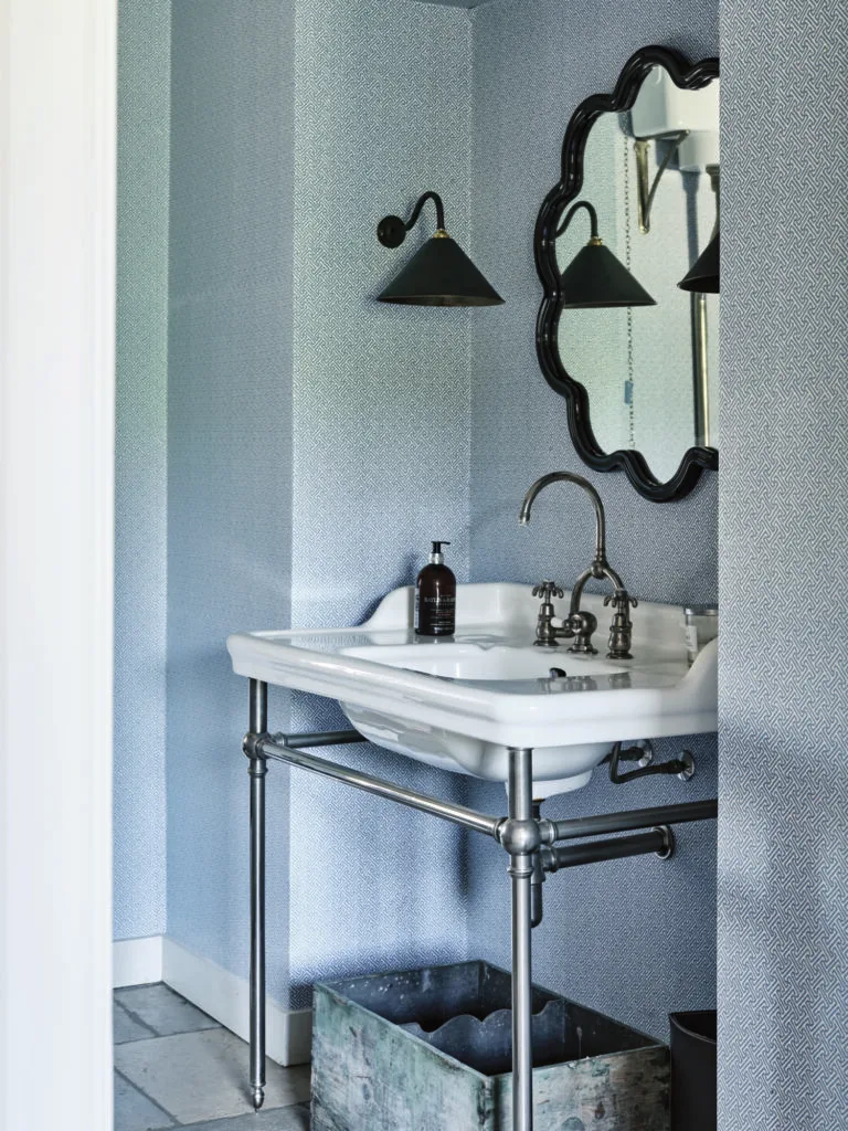 Lucy Gough The Home Style Handbook Blue Bathroom