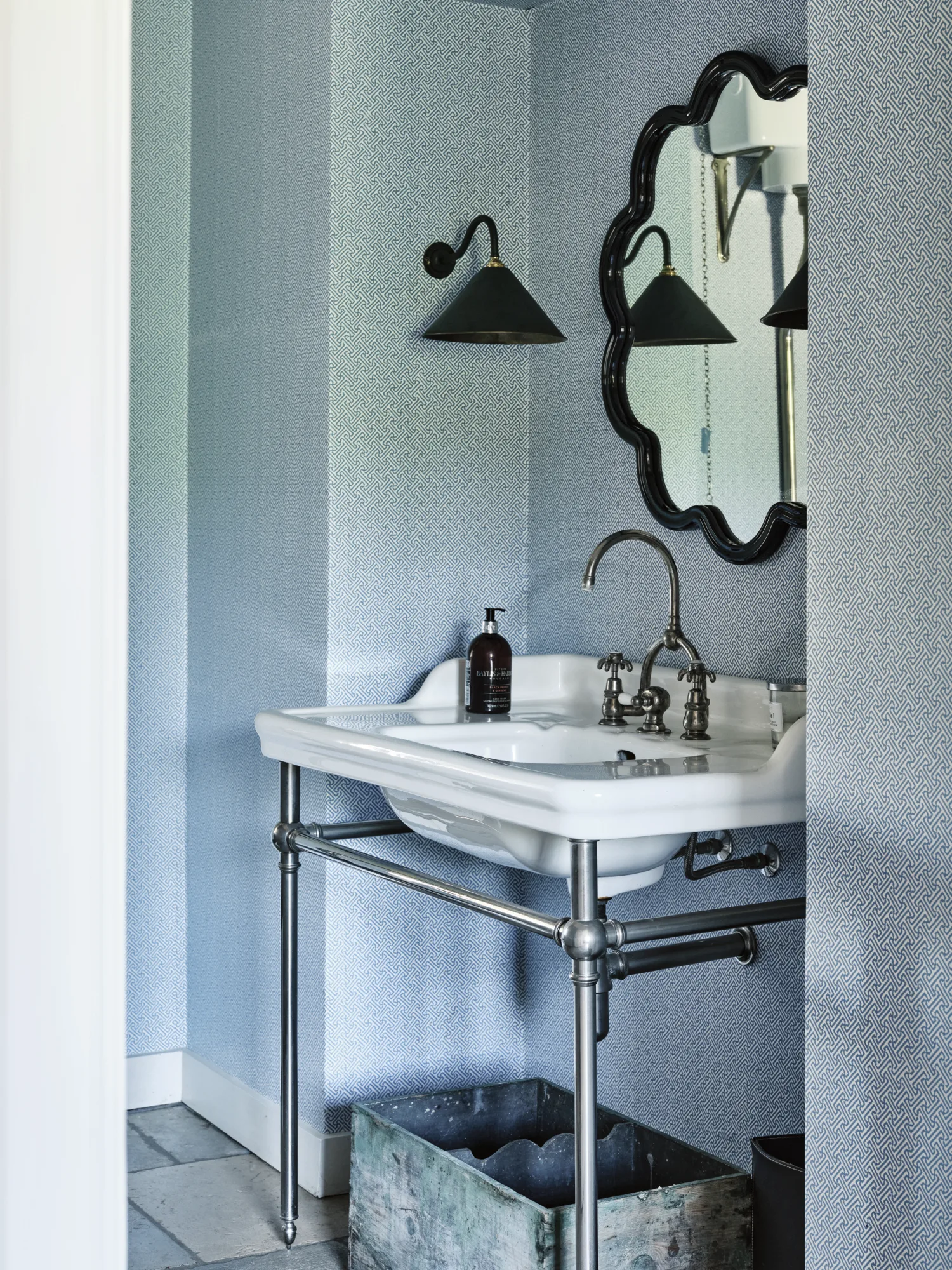 Lucy Gough The Home Style Handbook Blue Bathroom