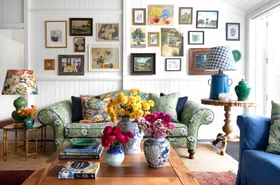 A Sunshine Coast double renovation full of colour and charm