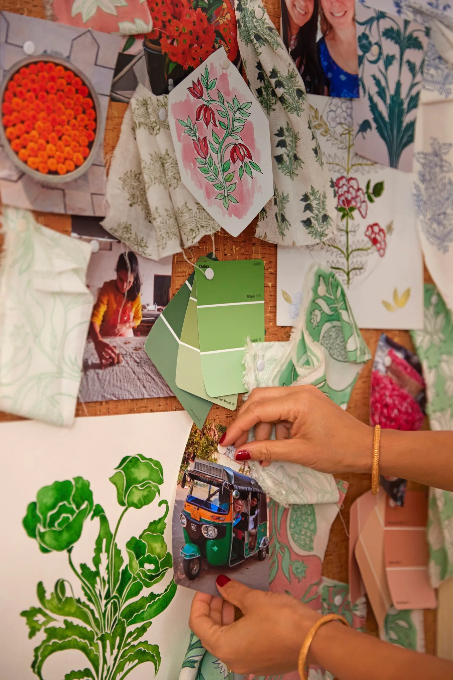 Holly Firth Block and Print mood board