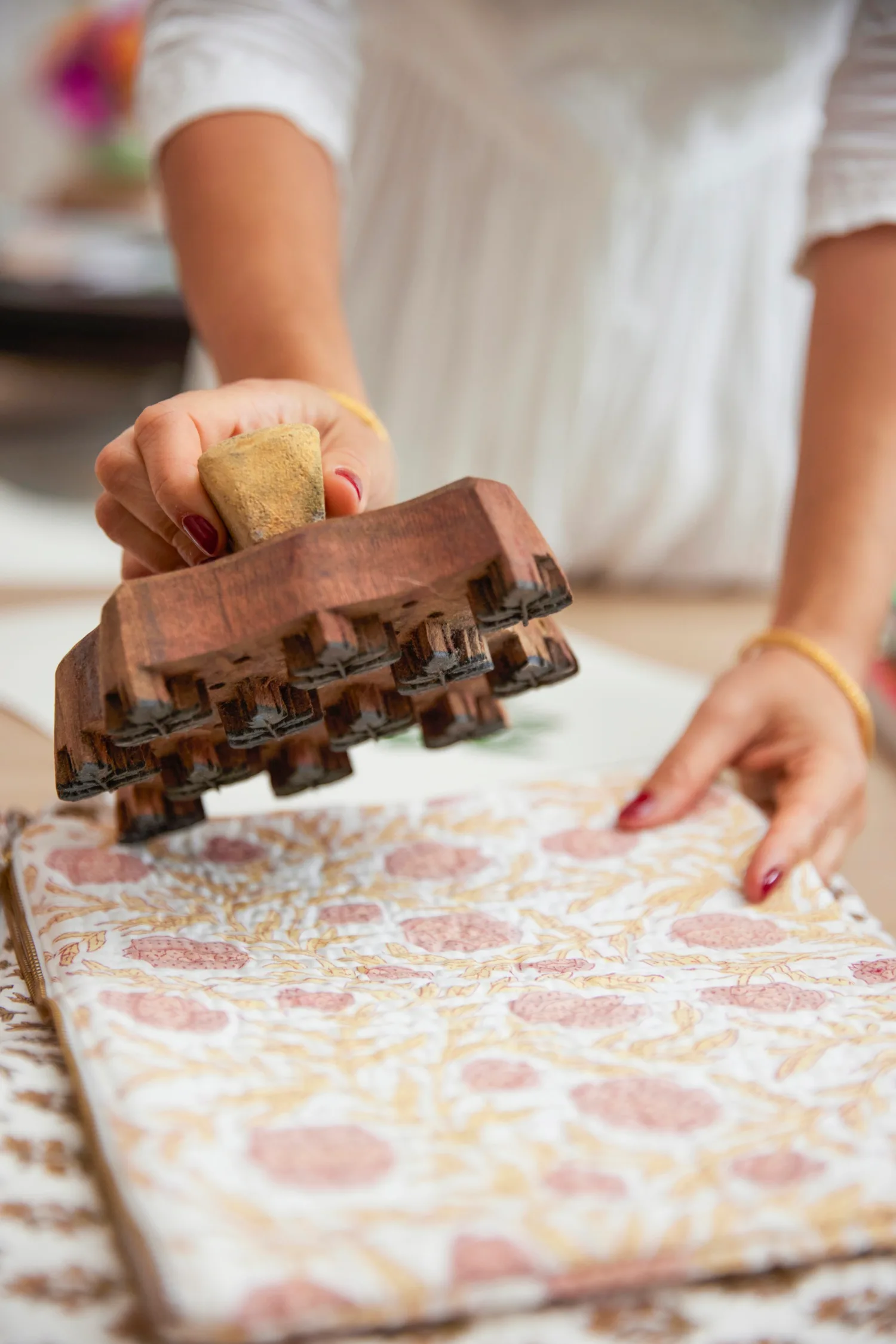 Holly Firth Block and Print printing