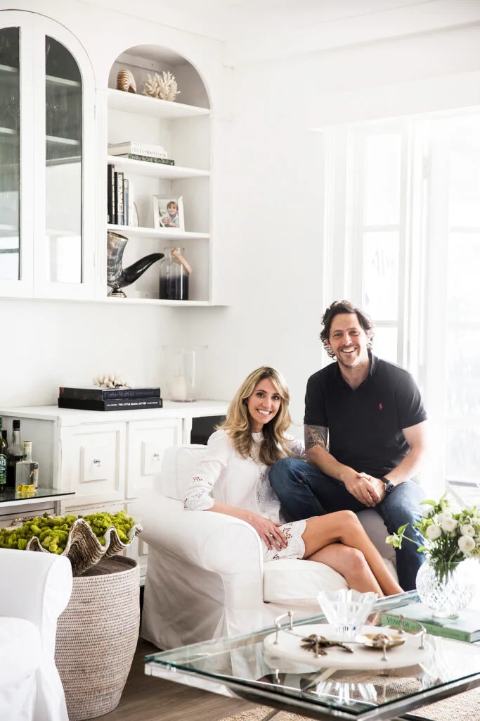 Juliet Love and Charlie Albone former seaside home