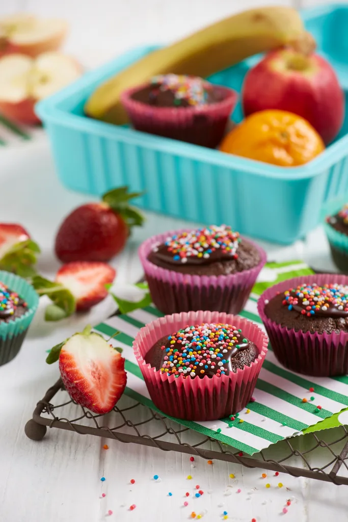 Kids' Chocolate Cupcakes with hidden vegetables