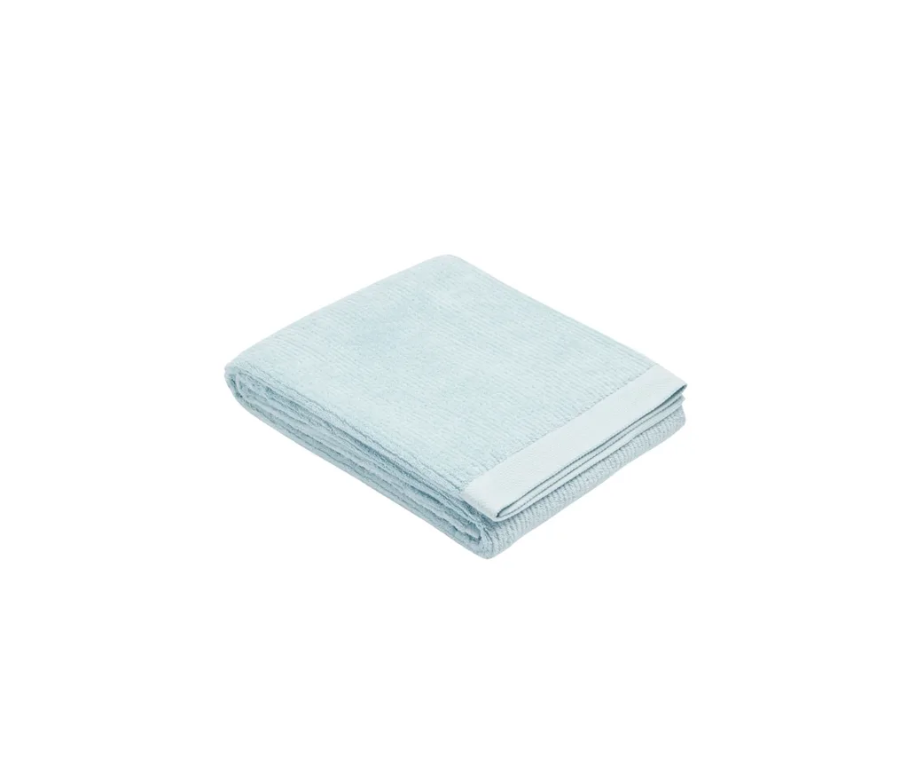 Blue towel from target.