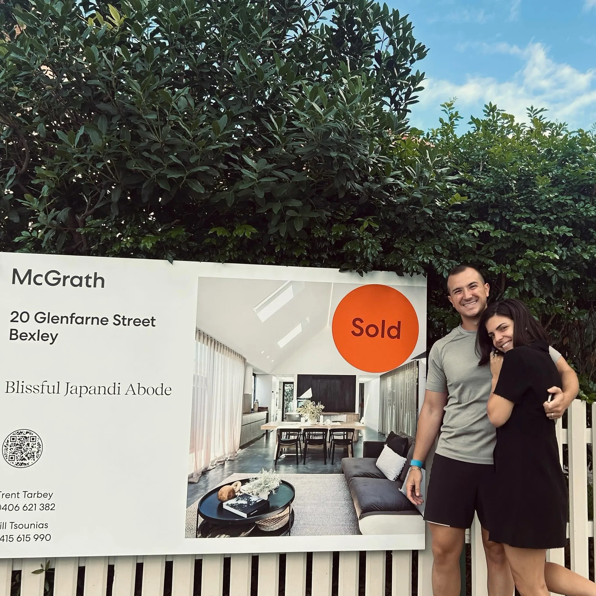 Steph and Gian sold house