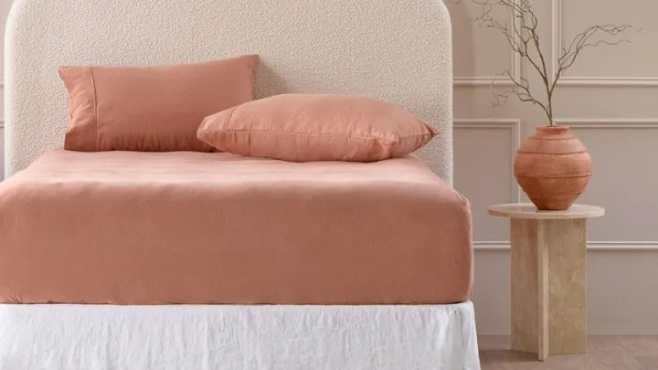 Essentials caramel cotton flannelette fitted sheet best flannelette bed sheets
