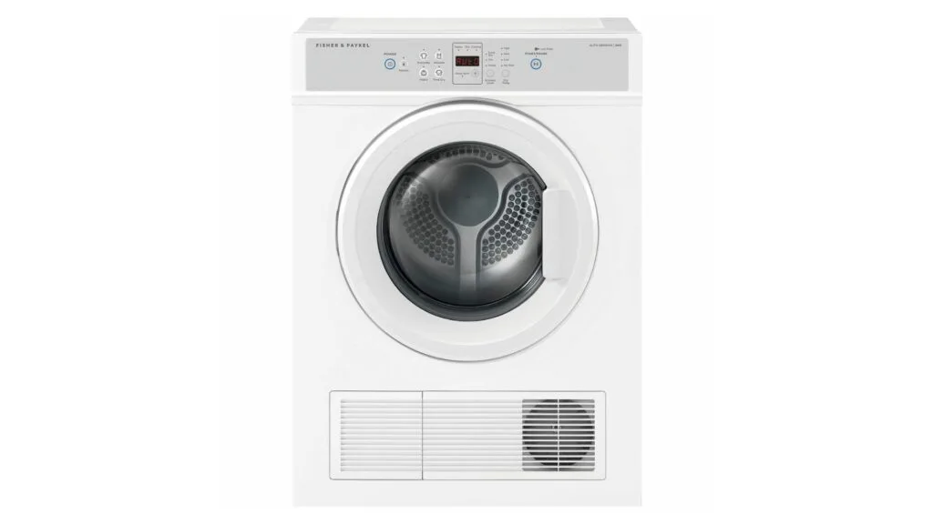 Fisher and Paykel white vented clothes dryer