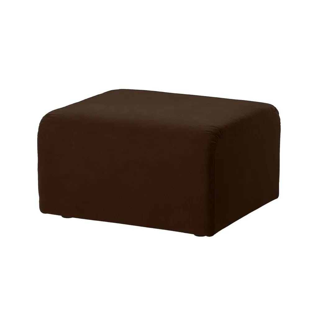 Ikeas new chocolate brown ottoman.