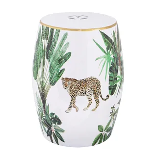 &lsquo;Lee&rsquo; ceramic stool, Temple & Webster