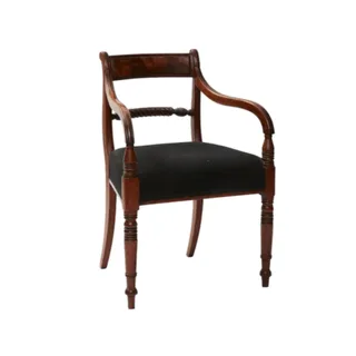 George III Mahogany Elbow Chair