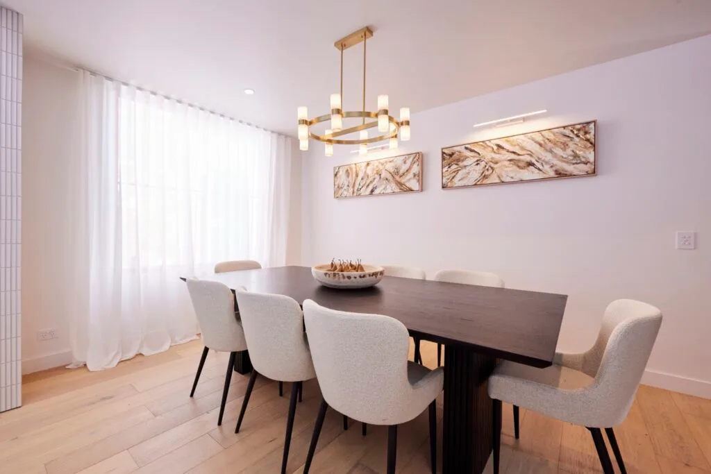 Dream Home Channel 7 Brad and Mel's home dining room by Jacinta and Jordan