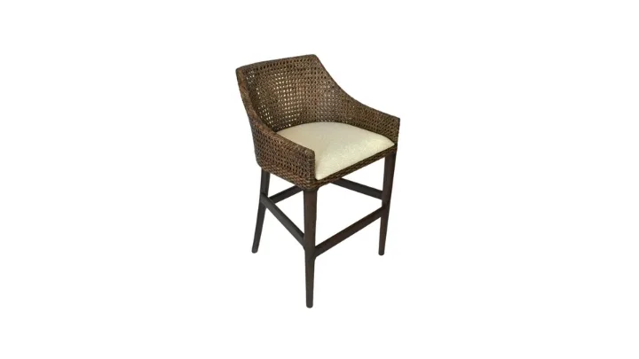 CLASSIC WEAVE BAR STOOL-DARK