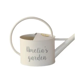 Personalised watering can in Cream, Jonny’s Sister