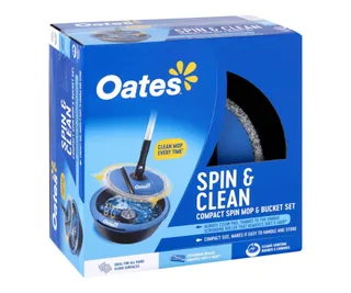 Oates Spin & Clean compact mop set, Woolworths