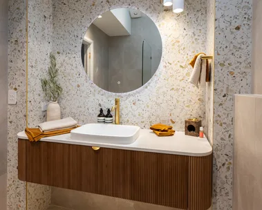 Dream Home Peter and Lara's Belrose bathroom