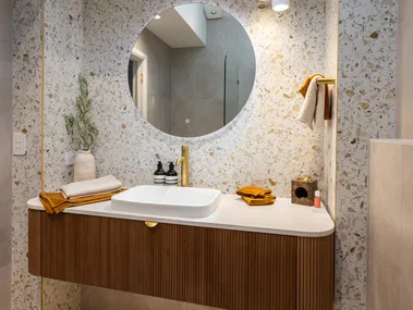 Dream Home Peter and Lara's Belrose bathroom