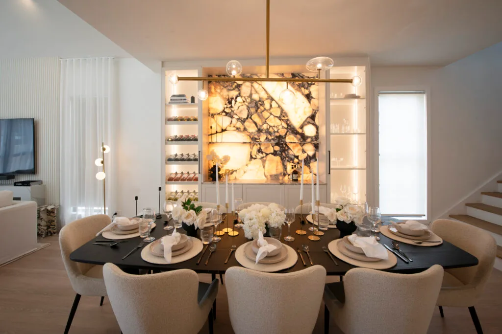 Dream Home's Jacinta and Jordan's Punchbowl dining room