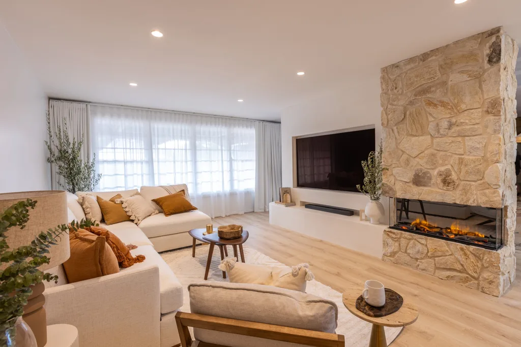 Dream Home's Lara and Peter's Belrose Living Room