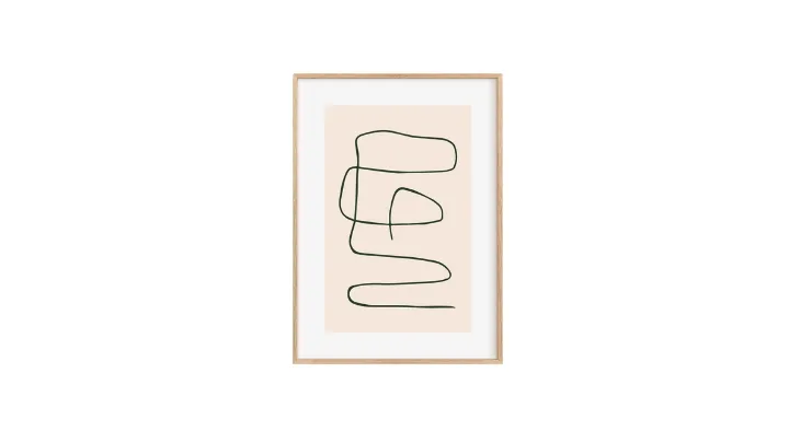 PASTEL LINES NR. 1 - MINIMAL ART POSTER