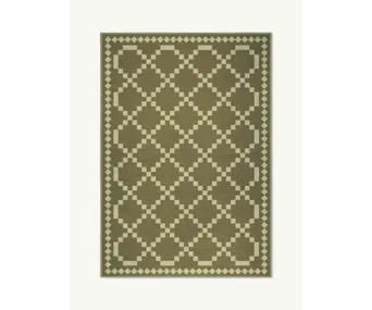 Quiet Bone chenille rug