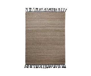 River weave rug in Black, 160 x 230cm, Ground Control Rugs