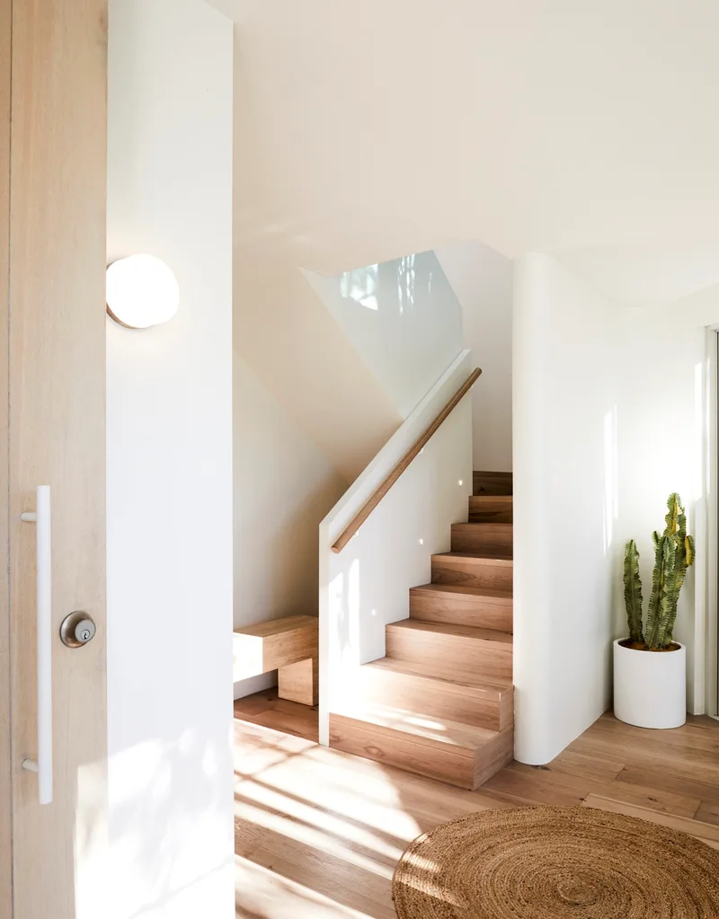 Darren Palmer's home staircase.