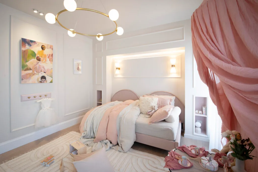 Jacinta and Jordan's daughter Amelia's bedroom