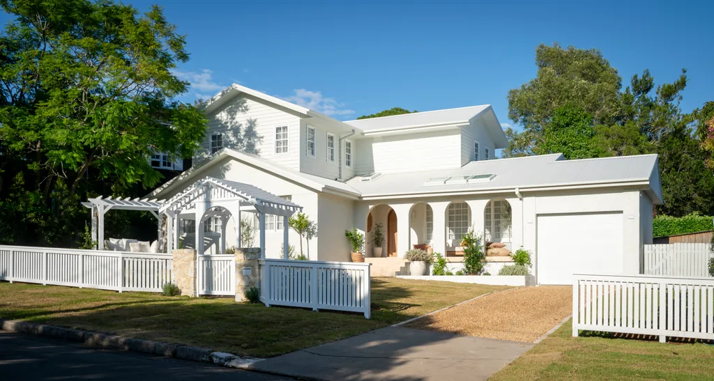 Lara and Peter's Dream Home with all white exterior