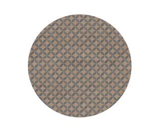 ‘Aladdin’ round rug in Caramel, Ground Control Rugs